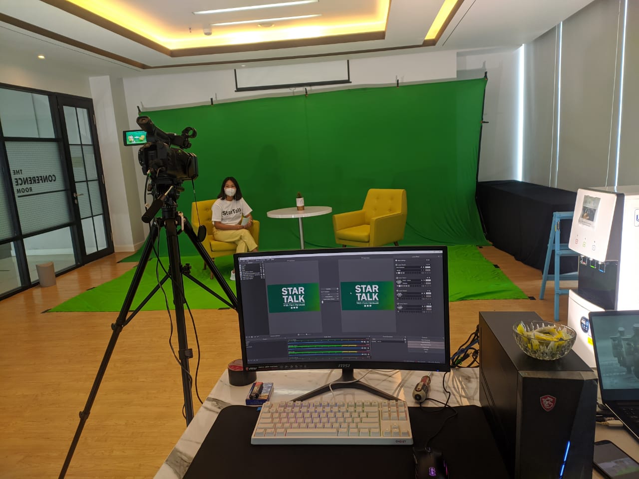 Paket Greenscreen live Streaming