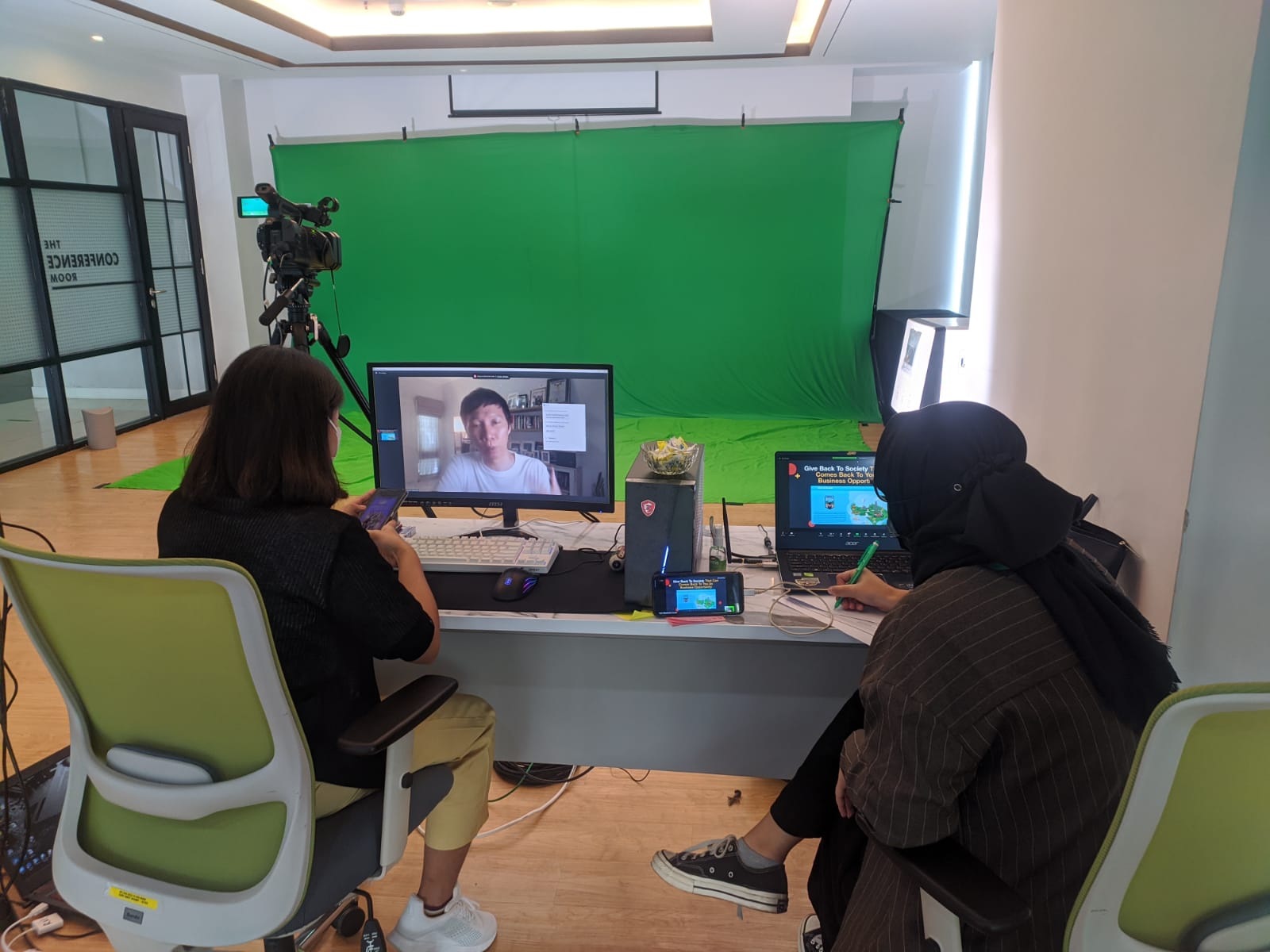 Paket Greenscreen live Streaming