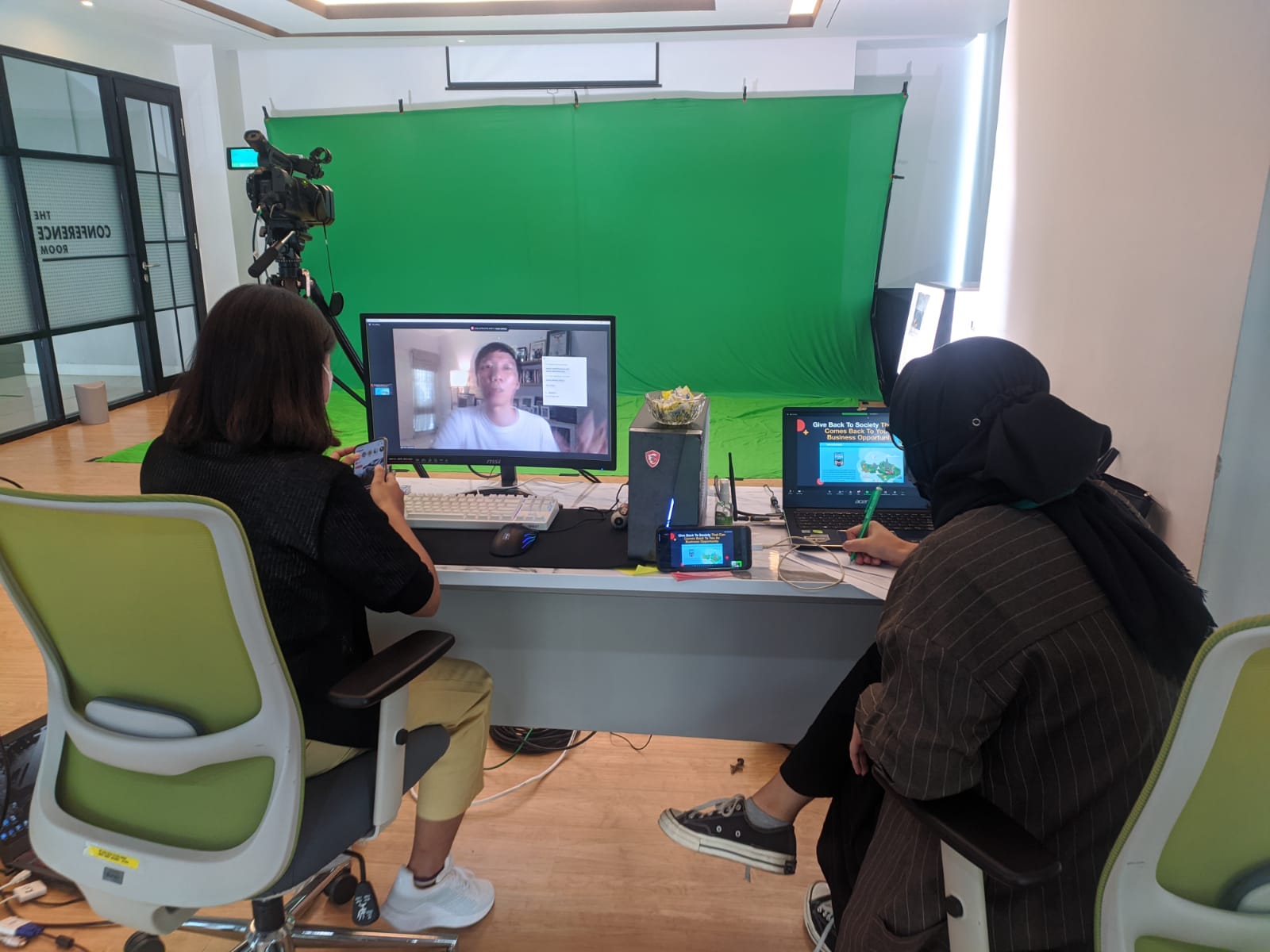 Paket Greenscreen live Streaming