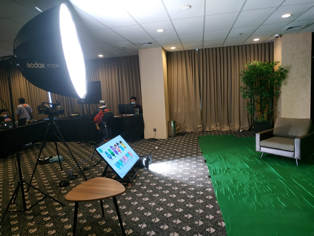 Lotte Video conference video greenscreen virtual event (2)