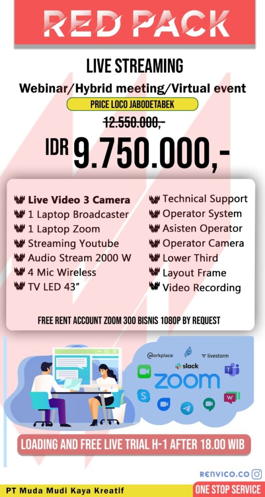 Paket Jasa Live Streaming 3