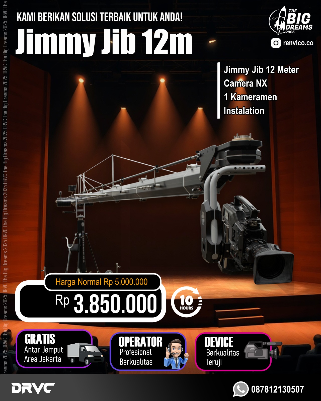 Sewa Jimmy Jib