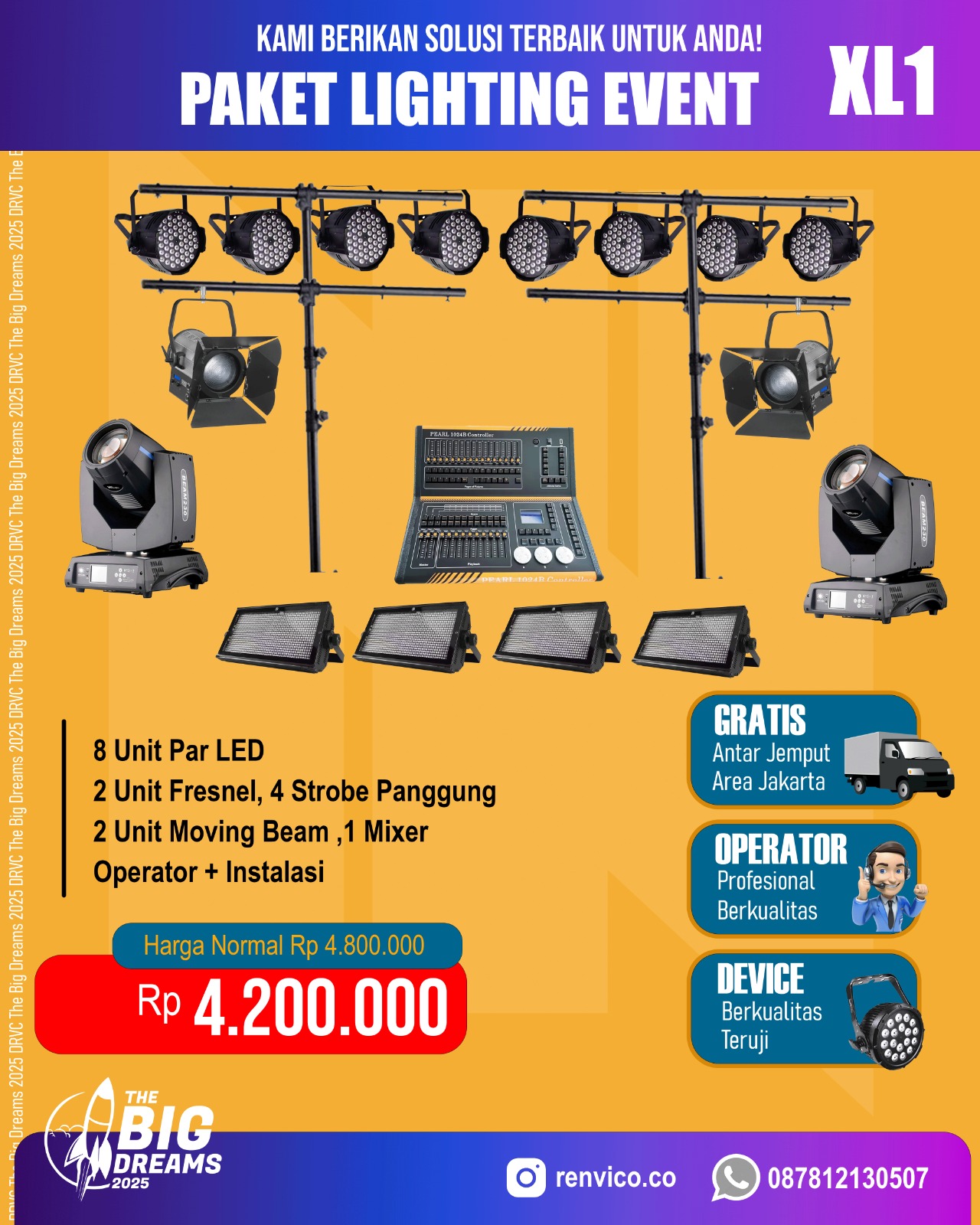 Sewa Lighting Panggung | Rental Lampu Event Murah & Berkualitas