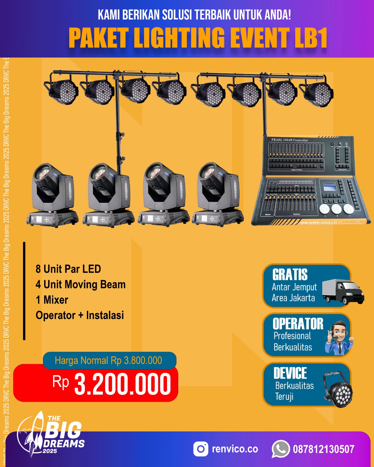 Sewa Lighting Panggung | Rental Lampu Event Murah & Berkualitas