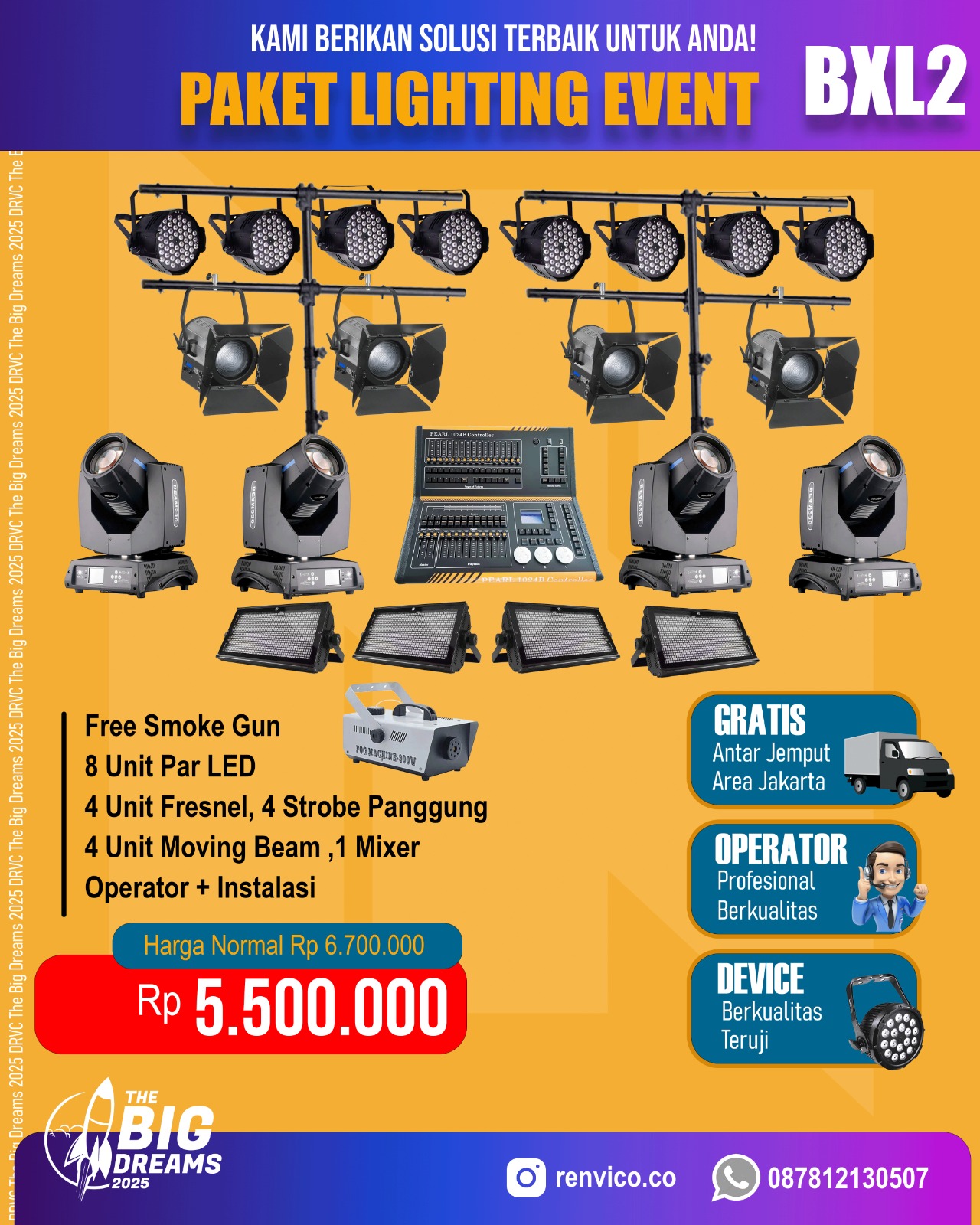 Sewa Lighting Panggung Jakarta (5)