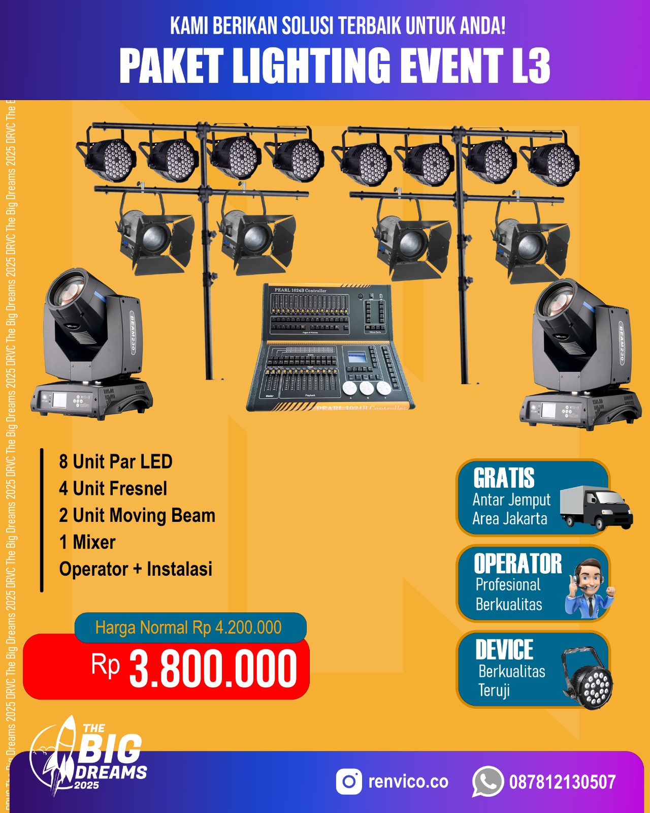 Sewa Lighting Panggung Jakarta (6)
